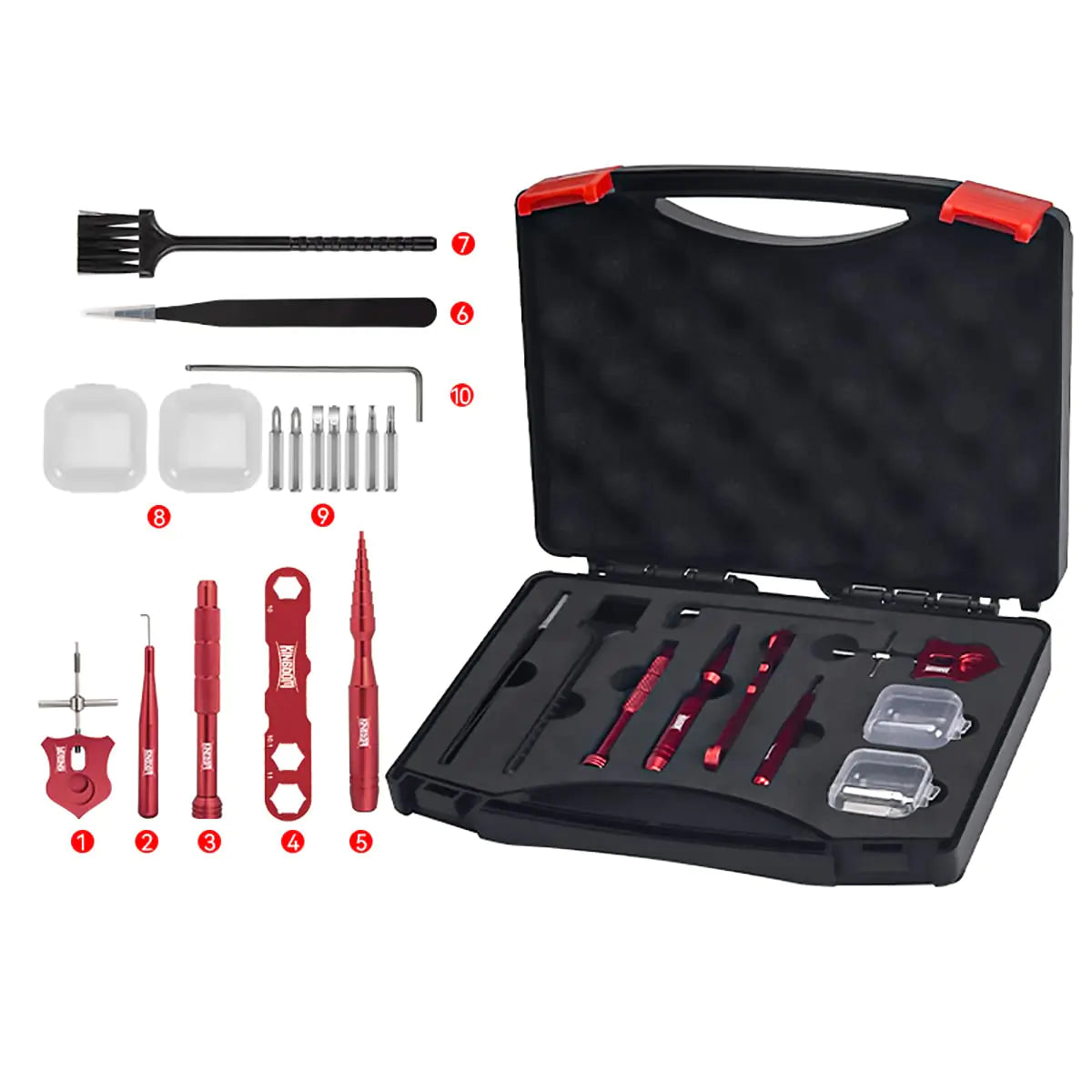 KingdomFishing 10-Piece Reel Repair Toolkit