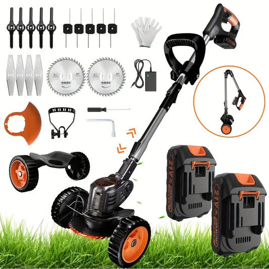 Oz Bargains™ Ultimate Cordless Grass Trimmer – Powerful & Lightweight for Easy Lawn Care